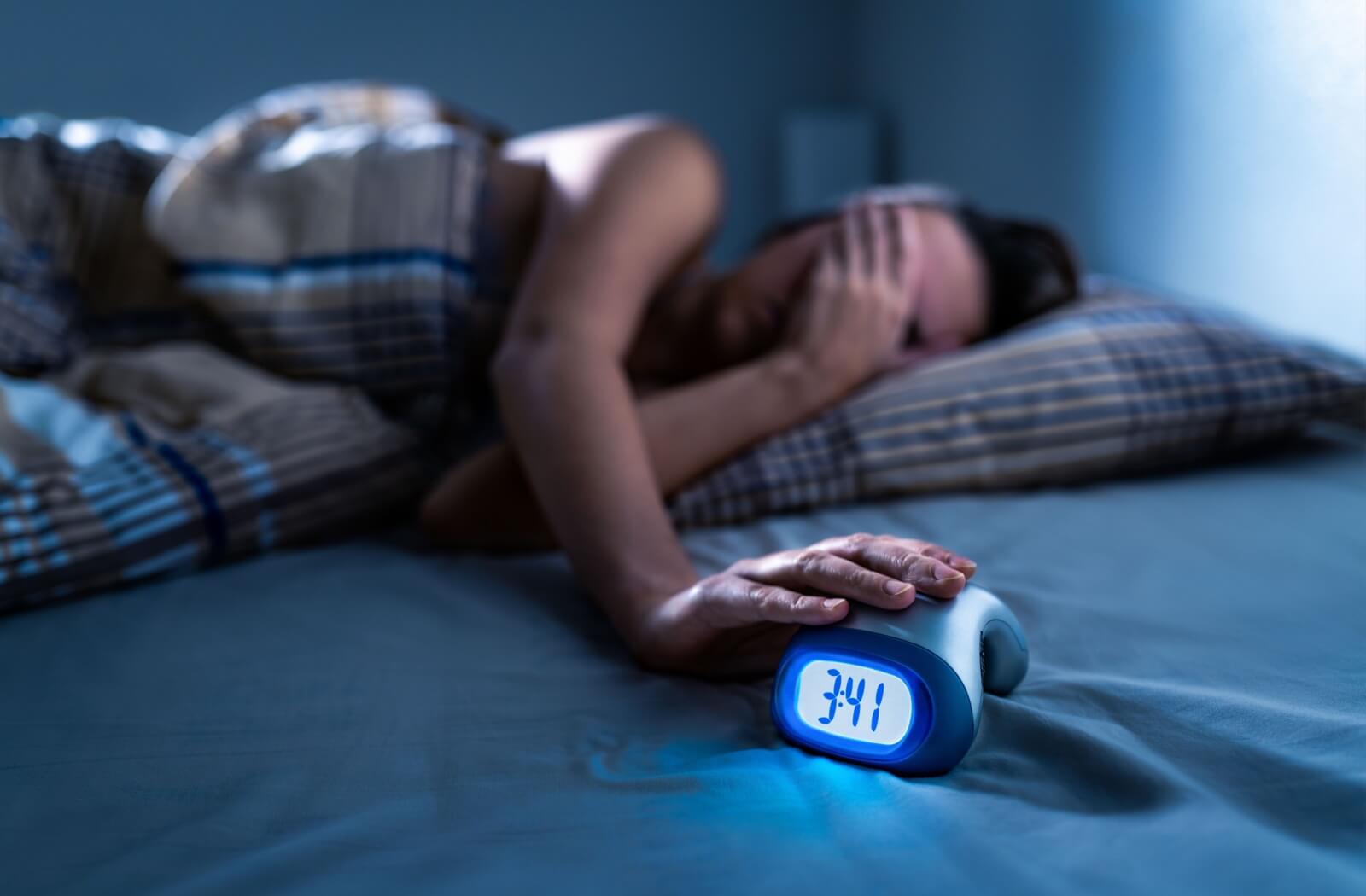 A person checks the time at 3:41 and wonders if they will ever get to sleep.